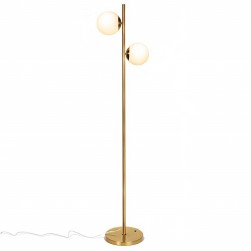 Contemporary Modern Glass Globe Floor Lamp
