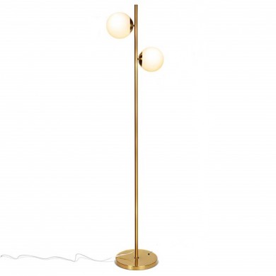 Contemporary Modern Glass Globe Floor Lamp