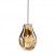 Smoky Gray Glass Booma soap Pendant light