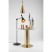 Brass Black Floor Lamp