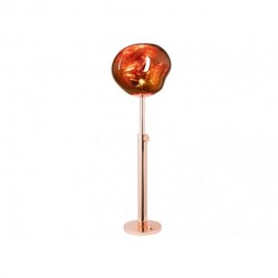 Globe Copper Melt Floor Lamp