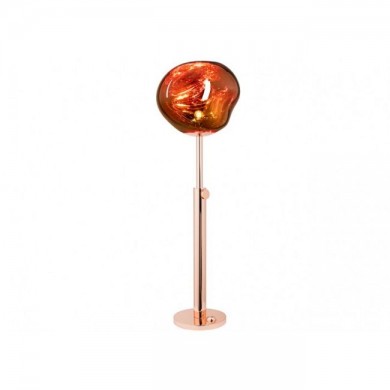 Globe Copper Melt Floor Lamp