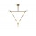 3 Globes Glass Triangle Pendant Lamp