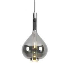 Gold Chrome Glass Sky Fall Suspension LED pendant Light