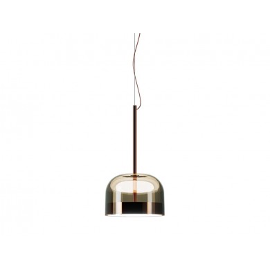 Smoked Glass Equatore Pendant Light Hotel Lamp