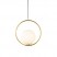 Round Globen Saint Brass Pendant lamp