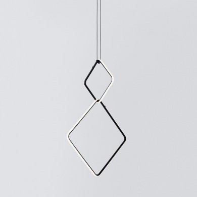 Square Large Element Suspension LED Light