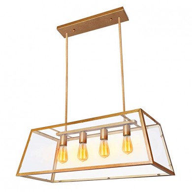 Antique Brass Kitchen Island Pendant Light