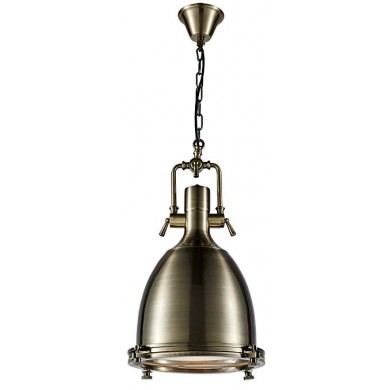 Antique Bronze Industrial Pendant Ceiling Light Dome