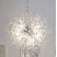 Chandeliers Firework LED Light Stainless Steel Crystal Pendant Lighting LED Globe Living Room