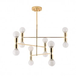 12 Light Modern Sputnik Metal Chandelier