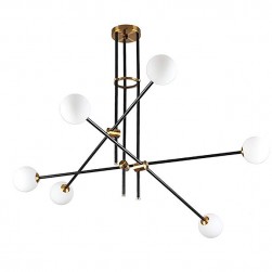 Modern 6-Light Sputnik Chandeliers Ceiling Lamp
