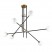 Modern 6-Light Sputnik Chandeliers Ceiling Lamp