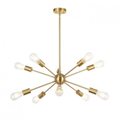 Sputnik Chandelier Industrial Vintage Ceiling Light Fixture