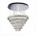 Circulars Crystal Pendant K9 3 Rings Chandelier