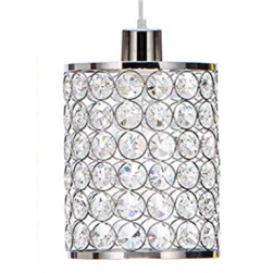Chrome Crystal Ceiling Pendant Light for Dinning Room