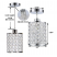 Crystal Ceiling Pendant lamp