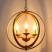 ‎Gold Orb Chandelier