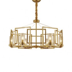 Modern Gold Farmhouse Chandelier