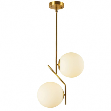 Glass Globe hanging light fixture
