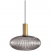 smoked glass pendant light