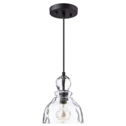 Farmhouse Mini Blown Glass Pendant Light