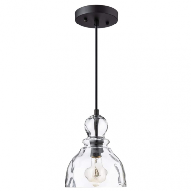 Farmhouse Mini Blown Glass Pendant Light