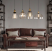 industrial Brass Gold Glass Hanging Pendant Light