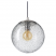seeded glass pendant light