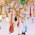 color crystal chandelier