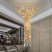 High Ceiling Crystal Chandelier