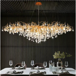Modern Crystal Twig Chandelier Tree branch light fixtures