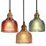 coloured glass cluster pendant lights