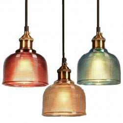 Multi Coloured Glass Cluster Pendant Lights