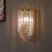 high glass wall lamp