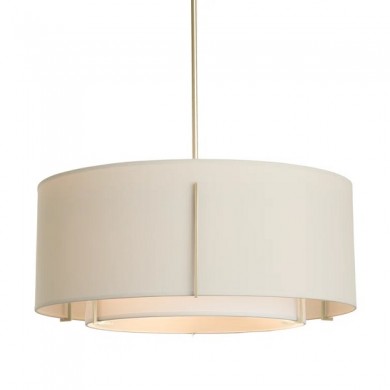 Minimalistic Exos Drum shades Linen Pendant hanging lamp