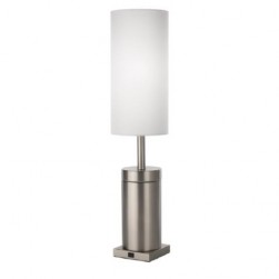 Silver bedside lamp Dresser Table Lamp for Hyatt Hotel