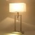 Stainless Steel Luxury Table Lamp for Seaside Hotel