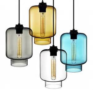 MODERN GLASS PENDENT LIGHT