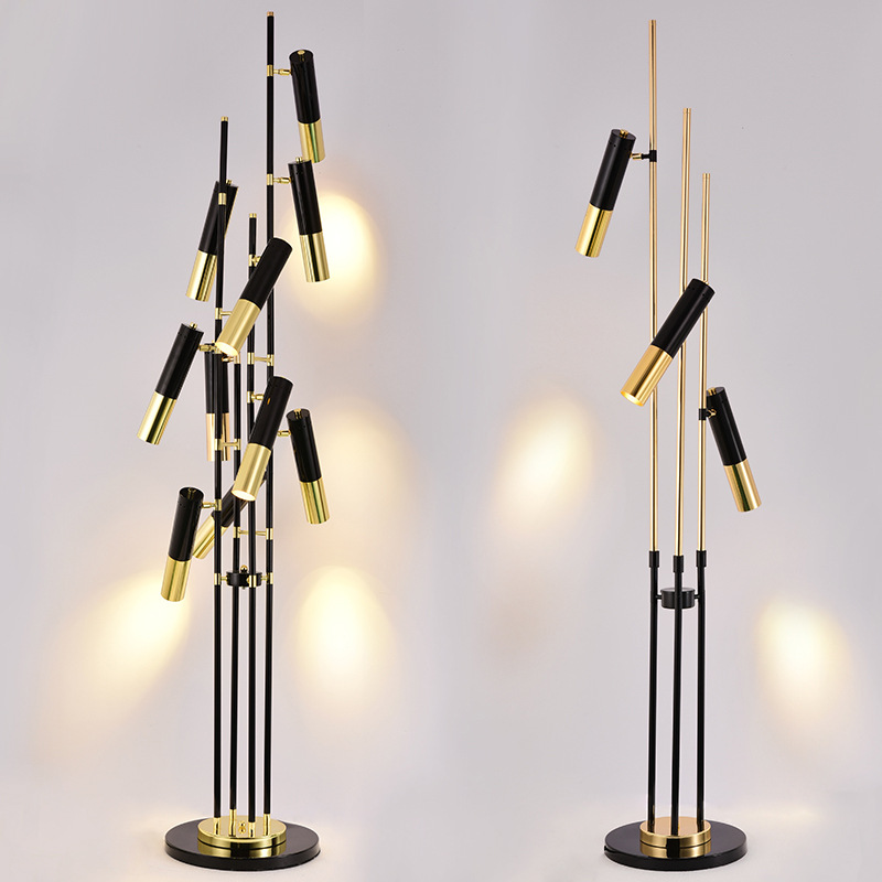 TUBULAR 3 Arm Floor Lamp