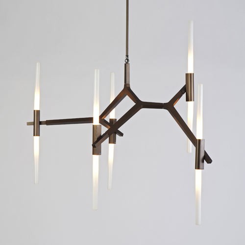 Modern Agnes Chandelier - LED 6 Light