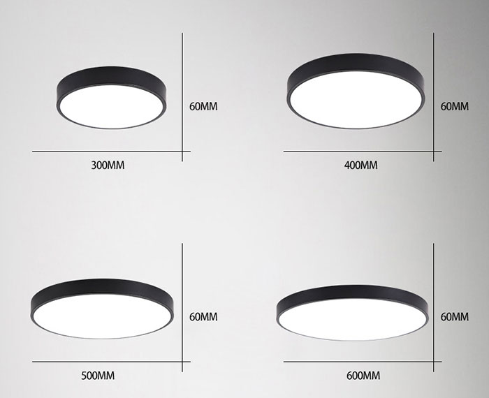 mounted modern round design home led ceiling light