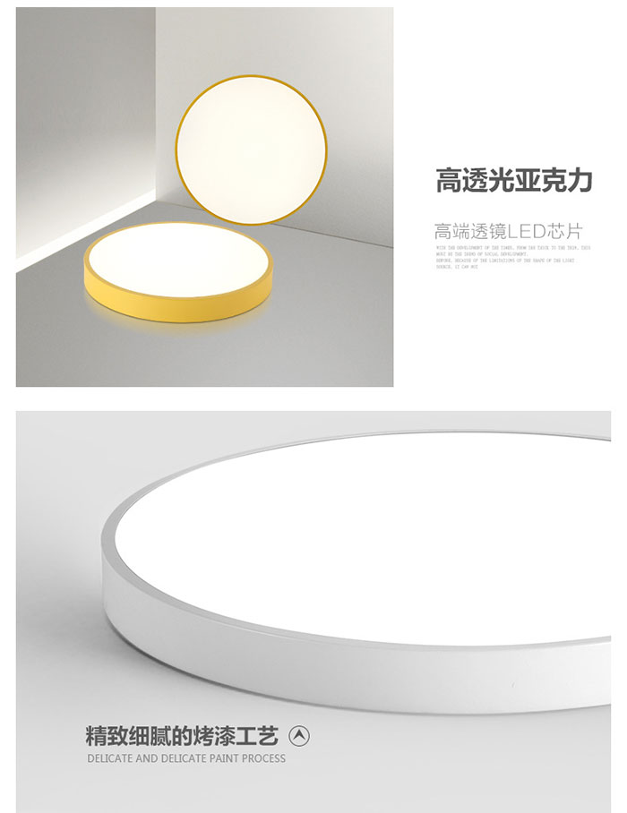 mounted modern round design home led ceiling light