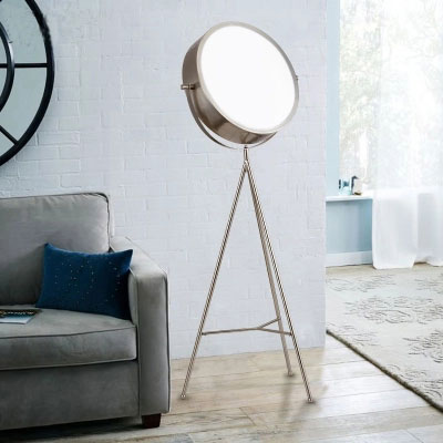 European minimalist shelf designer tripod floor lamp