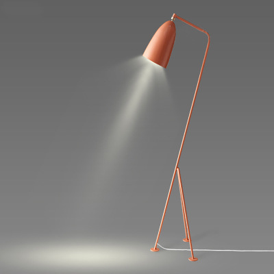 orange floor standing lamps