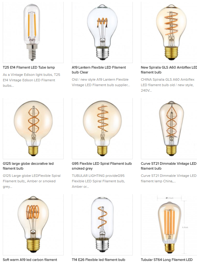 LED Filament Bulbs