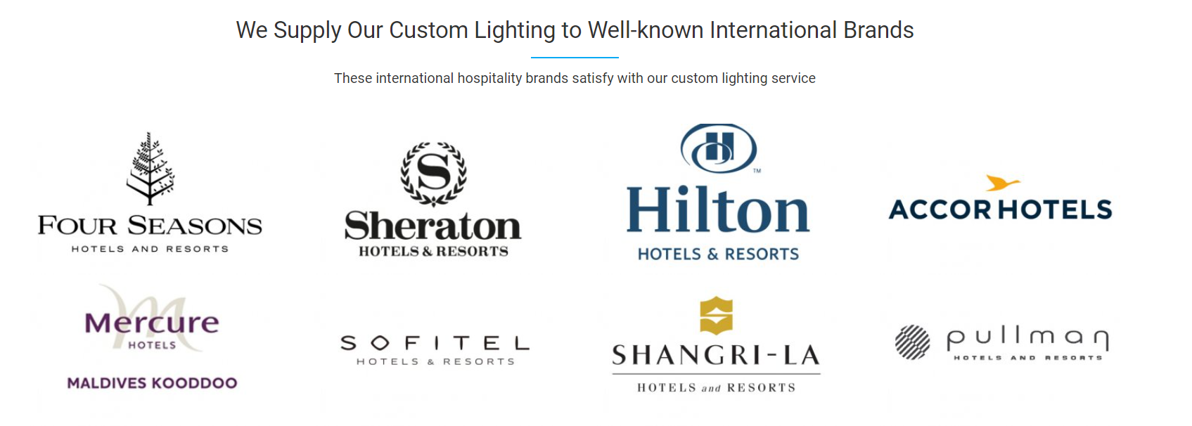 Hotel lighting company